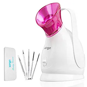 KINGA Facial Steamer Hot Mist Moisturizing Cleaning Pores clearing blackheads Humidifier Home Sauna SPA System Facial Atomizer Facial Nano Sprayer