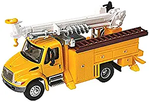 Walthers SceneMaster International, Yellow 4300 Utility Truck w/Drill