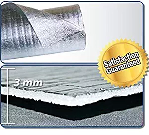 SmartSHIELD -3 HVAC Duct Wrap Windows RV Reflective Insulation Heavy Duty Foam Core Pure Aluminum 48''X 10ft