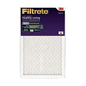 Filtrete MPR 1500 16x25x1 AC Furnace Air Filter, Healthy Living Ultra Allergen, 6-Pack
