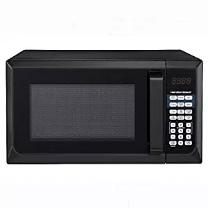 Hamilton Beach 0.9 Cu. ft. Stainless Steel Microwave Oven (Black, Stainless Steel)