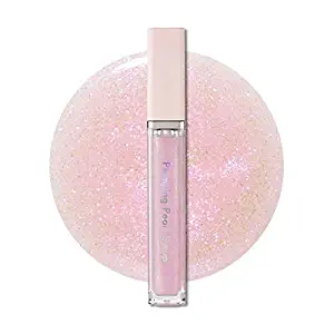 ETUDE HOUSE Plumping Pearl Syrup (#02 Strawberry) | Kbeauty| Lips Makeup | Soothing and Moisturizing Multi-Dimensional Lip Plumper with Glitter for Glamourous Look