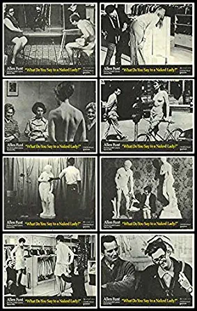 What Do You Say To a Naked Lady? - Authentic Original 14x11 Movie Set Of Lobby Cards