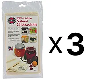 Exclusive Norpro 367 Natural Cheese Cloth-Set of 3