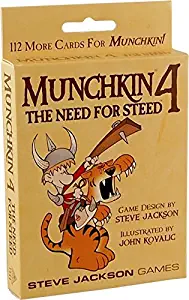 Munchkin 4 Need for Steed expansion (Renewed)