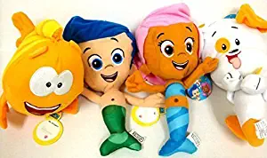 Bubble Guppies Gil, Molly, Seor Grouper y Bubble Puppy 4Plush Doll Sets