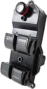SWITCHDOCTOR Window Master Switch for 2002-2006 Honda CRV  (Black Buttons)