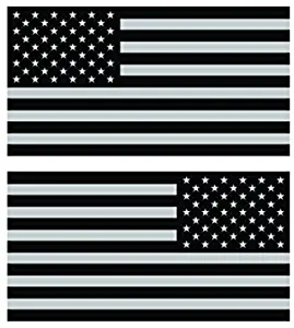 Reverse and Forward Facing Subdued American Flag Stickers FA Graphix Vinyl Decal USA US America Flags
