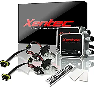 XENTEC 55W Standard Size Ballasts x 2 bundle with 2 x Xenon Bulb H4 Hi/Lo 6000K w/Hi-beam Halogen (HB2/9003 Ultra White) offroad