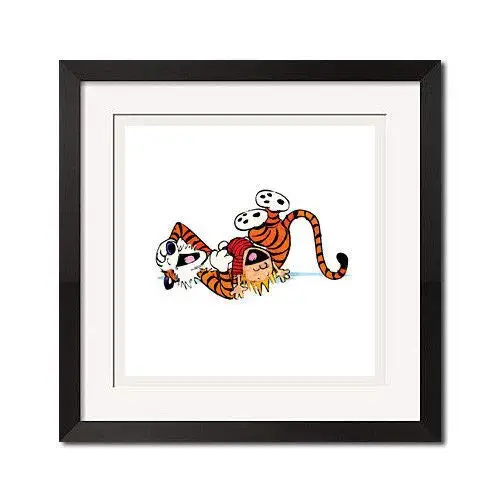 Calvin Hobbes room decorations paintings print