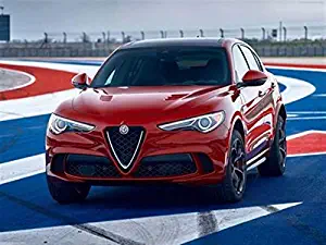 Alfa Romeo Stelvio Quadrifoglio [US] 2018 Poster 18" X 24" - Alfa Romeo Stelvio Quadrifoglio [US] 2018 Print