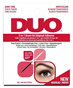 DUO Adhesives, 2-in-1 Brush On Clear & Dark Adhesive