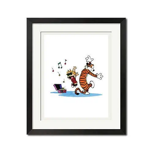 Calvin Hobbe poster canvas art wall decor