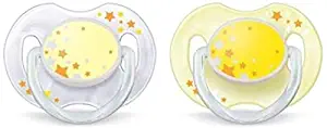 Philips AVENT Night Time Pacifiers SCF176/18 0-6months BPA Free