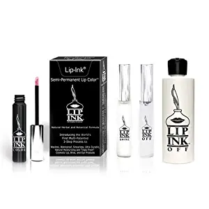 LIP INK Liquid Mini Lip Kit - Hot Pink (Pink) | Natural & Organic Makeup for Women by Lip Ink International | 100% Organic, Kosher, Vegan