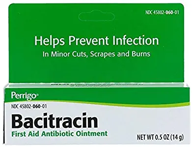 Bacitracin First aid Antibiotic Ointment, USP - 1/2 Oz