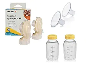 Medela Freestyle Spare Parts Kit with 2-- 30 mm Breastshields and 2 - 150 mL Bottles