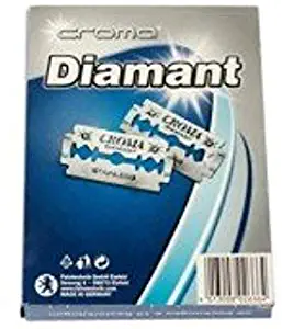 200 Croma Diamant Stainless Steel Double Edge German Razor Blades 200 CT (Made in Germany)