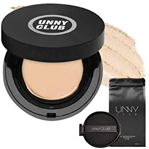Unny Club Full Time Essence Cushion (Ivory) | Long lasting Moisture Cover