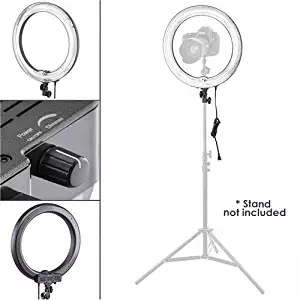 Flashpoint Photo/Video 13" AC Powered 600W 5500K Fluorescent Ring Light with Bag