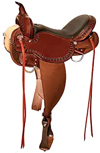 Circle Y High Horse Daisetta Saddle 16 Wide Tobac