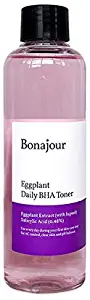 [BONAJOUR] Vegan Eggplant Daily BHA Toner, Salicylic Acid Gentle Exfoliating Anti-Acne treatment Natural Toner (low pH) 7.2 fl. oz