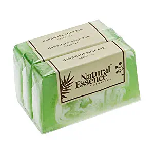 Green Tea Natural Soap Bars Organic All Natural Soap Bar Vegan Soap Bulk Organic Soap Men and Women Bars 3 Pack Set, 4 Ounce each (12 Ounce)