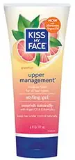 Kiss My Face Organic Hair Care Styling Aids Upper Management Styling Gel 6 oz. (a)