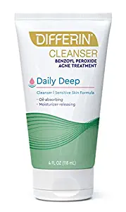 Differin Daily Deep Cleanser Sensitive Skin Formula, 4 Ounce