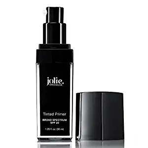 Jolie Tinted Foundation Face Primer SPF 20 Sunscreen, Subtle Radiance/Supreme Hydration - All Skin Types (Light)