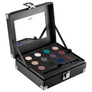 Make up for Ever Studio Case ~ a Set of 12 Artist Shadows, a Step-by-step Guide, and a Full-size of the Artist Liner for Creating Four Holiday Eye Looks.