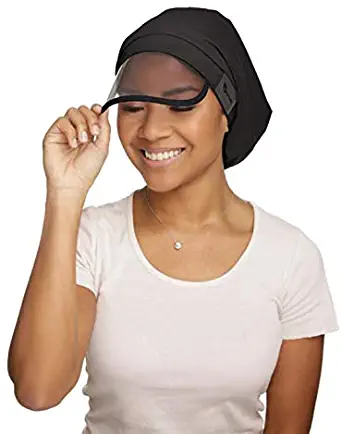 Hairbrella Women’s Rain Hat, Waterproof, Sun Protection, Satin-Lined, Packable