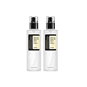 Cosrx Advanced Snail 96 Mucin Power Essence 100 milliliters [Pack of Two] with Ponytail Elastics