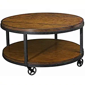 Beaumont Lane Round Cocktail Table in Umber