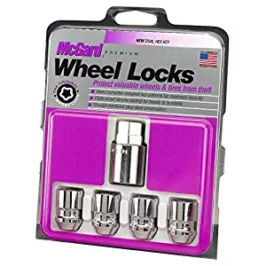 McGard 24157 Chrome Cone Seat Wheel Locks (M12 x 1.5 Thread Size) - Set of 4