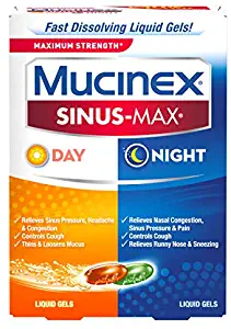 Mucinex Sinus-Max Max Strength Day & Night Liquid Gels 24 ct