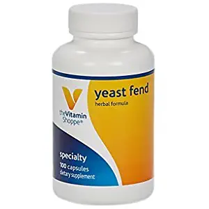 The Vitamin Shoppe Yeast Fend, Herbal Formula for Women, Contains Caprylic Acid, Lactobacillus and Herbs (100 Capsules)