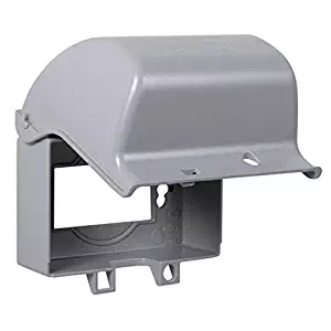 TayMac MX3300 One Gang Horizontal In Use Metal Weatherproof Receptacle Cover