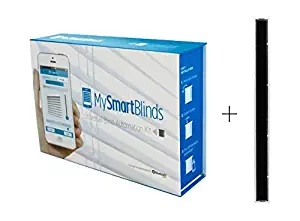 MySmartBlinds Automation Kit Bundle + Solar Panel (2 items) - Convert your existing horizontal blinds into automated blinds - Charge blinds' motor with solar energy …