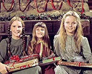 Erthstore Little House on The Prairie Featuring Melissa Gilbert, Melissa Sue Anderson, Lindsay Greenbush 11x14 Photograph Christmas Scene