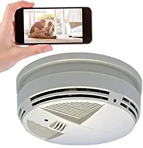 Spy-Max SG Home Side View Smoke Detector Hidden Camera w/Night Vision & WiFi Cloud Video Recording