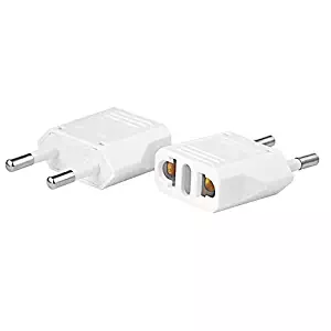 Unidapt US to Europe Adapter Plug (Pack of 2)