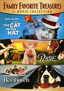 Family Favorite Treasures 3-Movie Collection (The Cat In The Hat / Babe / Beethoven)
