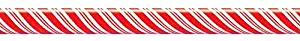 Teacher Created Resources Candy Cane Straight Border Trim, Red/White (4667)