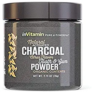 Whitening Tooth Powder with Activated Charcoal for Teeth and Gums (Exotic Citrus) - Safe on Enamel, Detoxifying, Plant-based and Cruelty Free